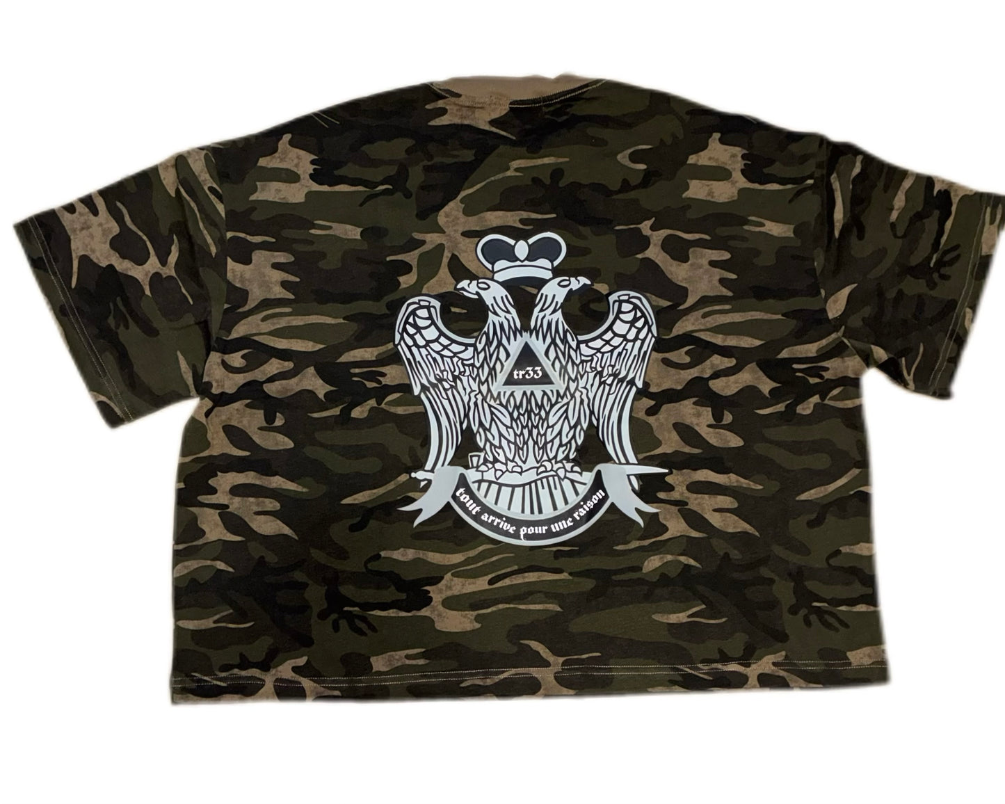 Camo Coat Of Arms Boxy Tee