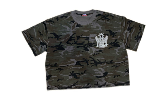 Camo Coat Of Arms Boxy Tee